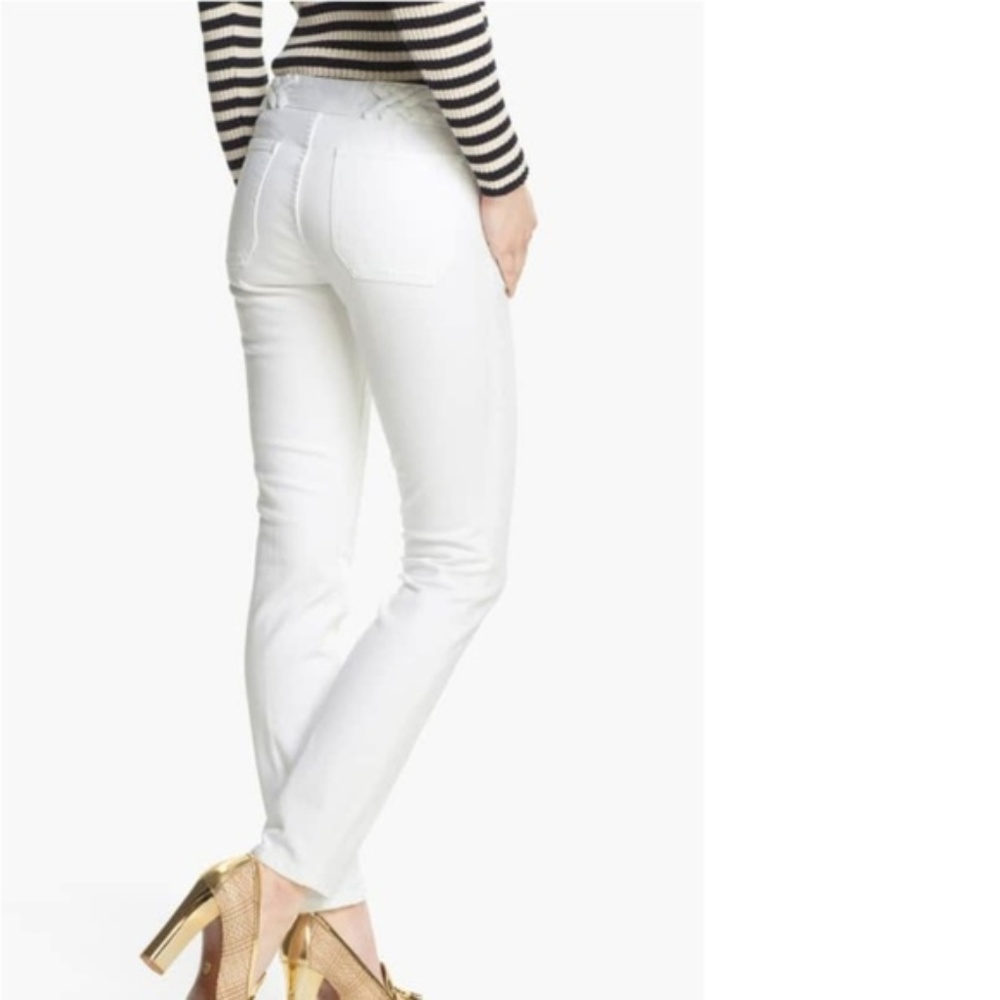 Tory Burch - Izzy white skinny jeans - 25
